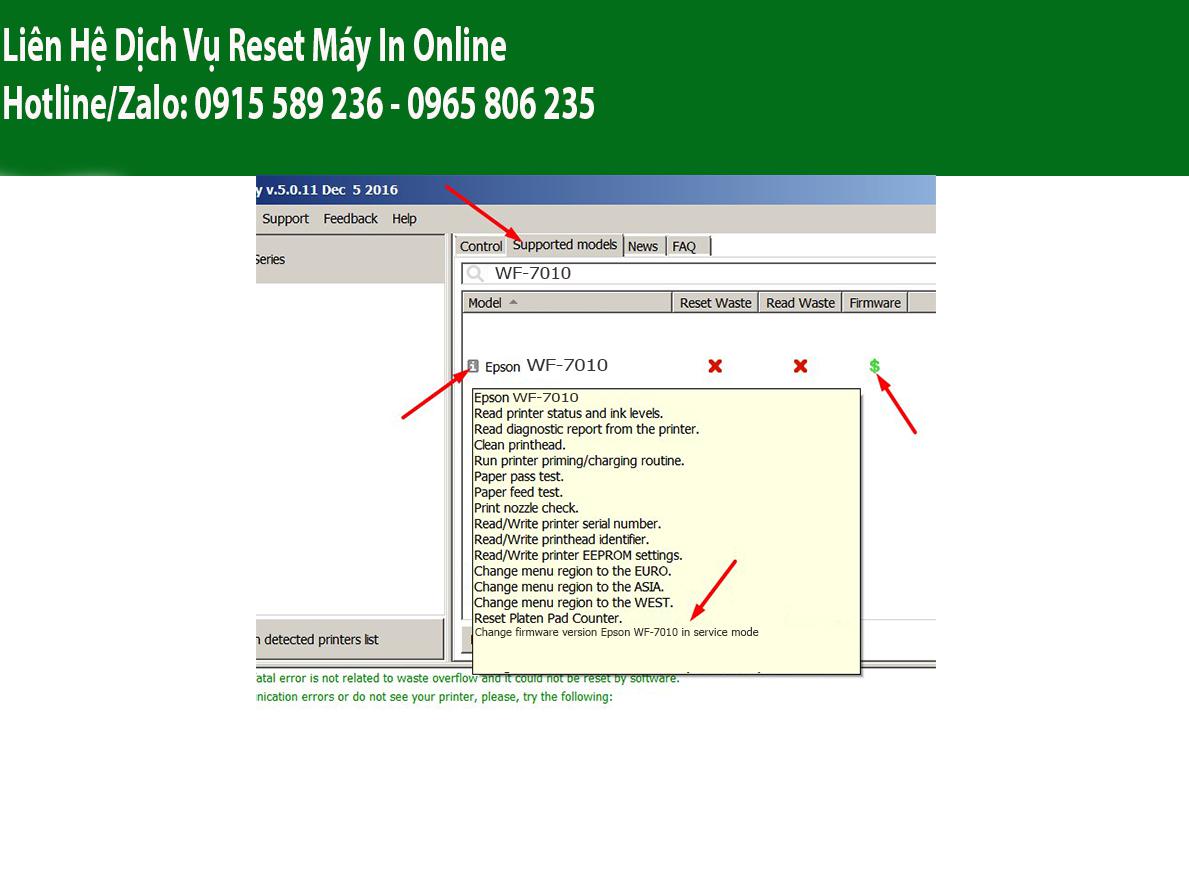 Key Firmware May In Epson WF-7010 Step 1